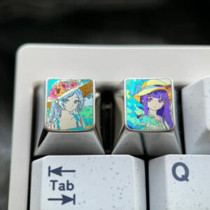 Frieren and Fern Keycaps