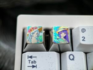 Frieren and Fern keycaps